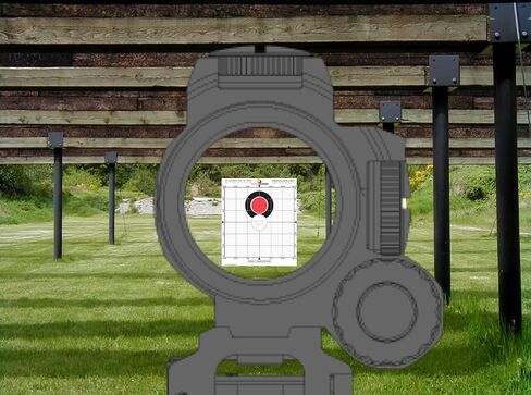 أهداف رؤية تبلغ 25 ياردة لمسافة 100 ياردة صفر - استخدم RED DOT Optics in Saudi Arabia