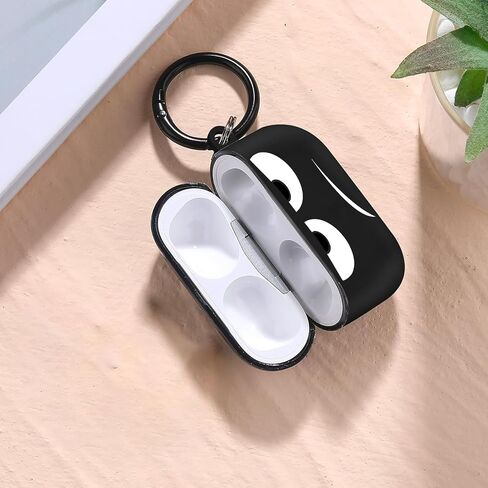 Compatible with Airpods Pro 3 Case(2025),Don't Touch Me for Airpods Pro 3rd Generation Cases Cover with Lanyard Soft Silicone Cute Shockproof Cover for Women Men,Black in Saudi Arabia