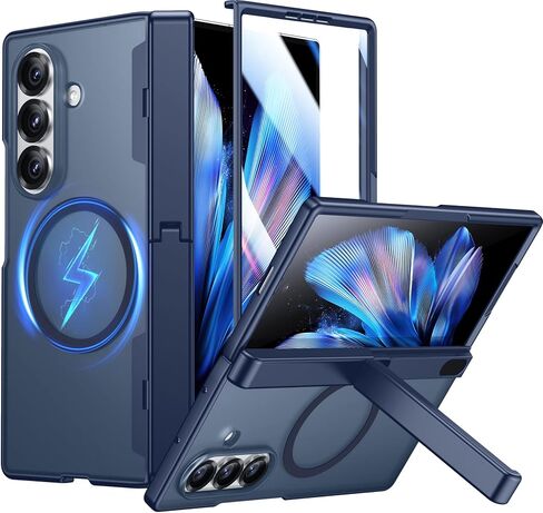 SPIDERCASE Only Designed for Samsung Galaxy Z Fold 7 Case,Built-in [Screen Protector] [Hinge Protection] [Kickstand] Full Body Protective Phone Case for Galaxy Z Fold 7 - Black in Saudi Arabia