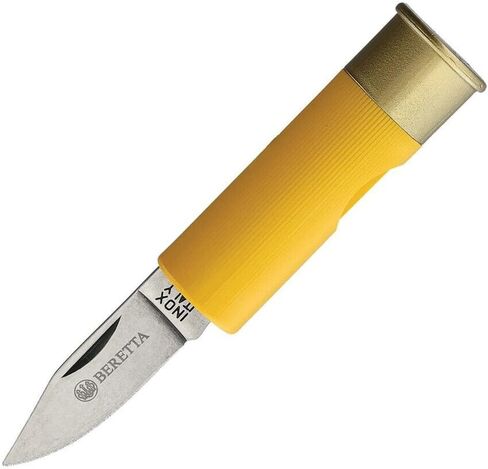 Beretta Shotgun Shell Stainless Steel Hunting Pocket Folding Knife, Green in Saudi Arabia