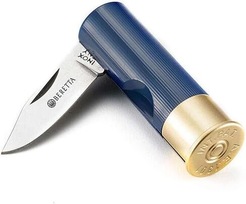 Beretta Shotgun Shell Stainless Steel Hunting Pocket Folding Knife, Green in Saudi Arabia