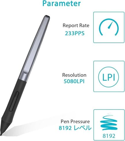 قلم PW100 السلبي مناسب فقط للرسم اللوحي H950P H1060P H610Pro V2 HS610 HS64 قلم خالي من البطارية لـ Huion Inspiroy H640P in Saudi Arabia