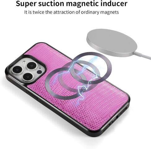 Compatible for iPhone 15 Pro Max Crossbody Phone Case Wallet for Women,Detachable Magnetic,RFID Blocking Card Holder,Zipper Leather Wallet Wrist Lanyard Strap Case.Purple in Saudi Arabia
