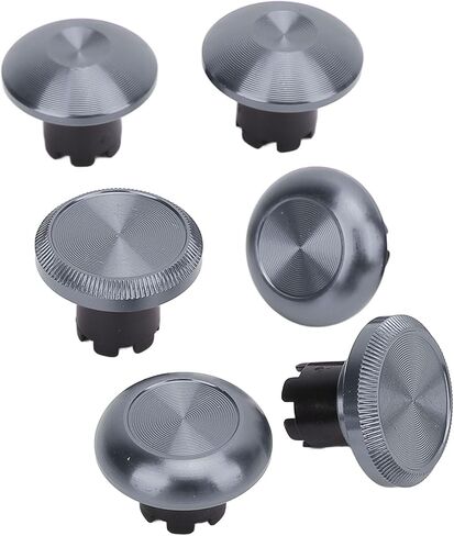 Metal Thumb Sticks for Edge, for Pro Elite, for for Pro, for Xboxone, for XboxSeries, 6 x Thumbsticks Caps, 2 x Replacement Thumbsticks (Red) in Saudi Arabia