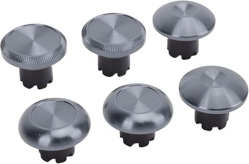 Metal Thumb Sticks for Edge, for Pro Elite, for for Pro, for Xboxone, for XboxSeries, 6 x Thumbsticks Caps, 2 x Replacement Thumbsticks (Red) in Saudi Arabia
