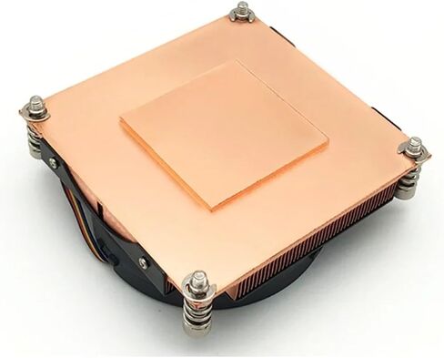 LGA2011-1U3C مبرد 100 وات LGA 2011 مربع نوع المبرد 80 مم × 80 مم درجة التركيب LGA2011 بالوعة الحرارة in Saudi Arabia