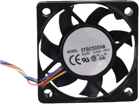 EFB0505HA DC 5V 0.25A 50x50x10mm 2-Wire Server Cooling Fan in Saudi Arabia