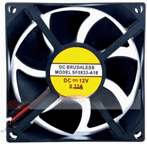 SF0833-A18 8025 8cm 12V 0.33A Dual Ball Fan in Saudi Arabia