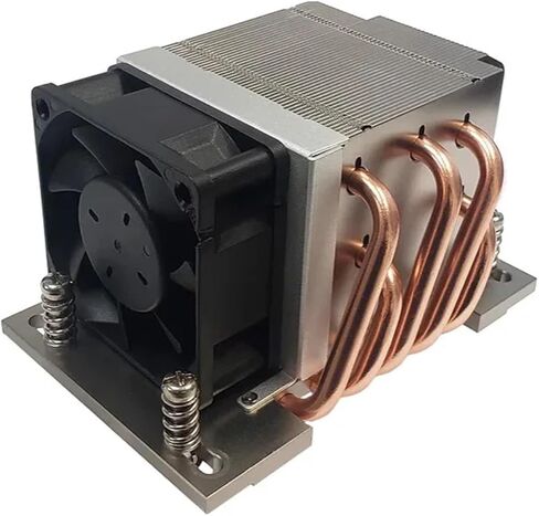 مبرد T17 2U تبديد حرارة 280 وات لمعالج Ryzen Threadripper sWRX8 sTRX4 TR4 SP3 5 أنابيب حرارية لمشعاع DYNATRON (A26) in Saudi Arabia