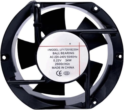 LF17251B220H 220V 172 * 150 * 51mm Ball Wire Cooling Fan in Saudi Arabia