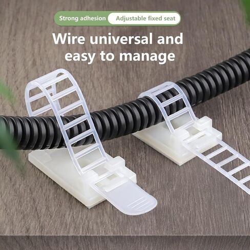 Reusable Adjustable Set of 25 Hook and Loop Cord Straps for Home Office Desk Charging Electronics for Wife Mom(White) in Saudi Arabia