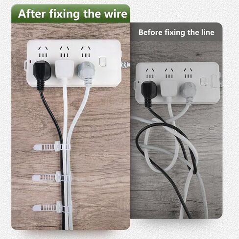 Reusable Adjustable Set of 25 Hook and Loop Cord Straps for Home Office Desk Charging Electronics for Wife Mom(White) in Saudi Arabia