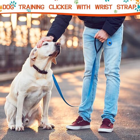 30 Pcs Dog Training Clicker Pet Training Clicker with Wrist Strap Dog Clicker Cat Clicker Pet Clicker Bird Clicker Puppy Training Supplies for Dogs Cats Horses Birds Behavioral Training Accessories in Kuwait