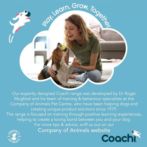 The Company of Animals Coachi Multi-Clicker, Dog Accessory, Volume Control with 3 Settings, Easy to Click, Adjustable Wrist Strap, Dog Clicker, for Dog Training, Including Sensitive Dogs and Puppies in Saudi Arabia