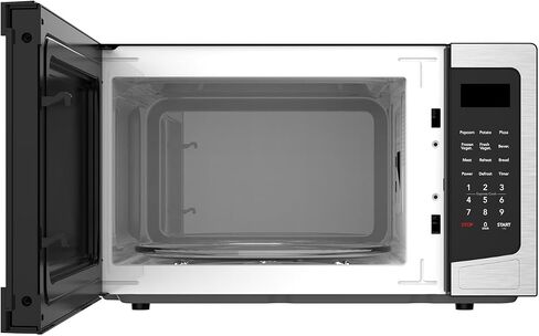 RCA RMW1134 21" 1.1 cu.ft, Microwave Oven Countertop, 20.75 x 16.20 x 11.00 Inches, Stainless Steel in Saudi Arabia