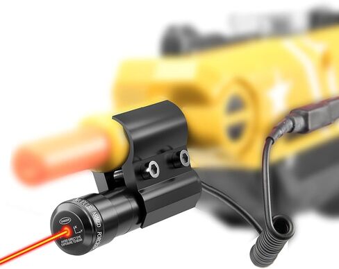 جهاز رؤية شعاع الليزر الملحي متوافق مع Fly Salt Gun 2.0 3.0 & 4.0 بندقية الملح Airsoft ومسدس الرش، جهاز رؤية شعاع الليزر لملحقات الصيد بمضخة BB (غير متضمنة مسدس الملح) in Saudi Arabia
