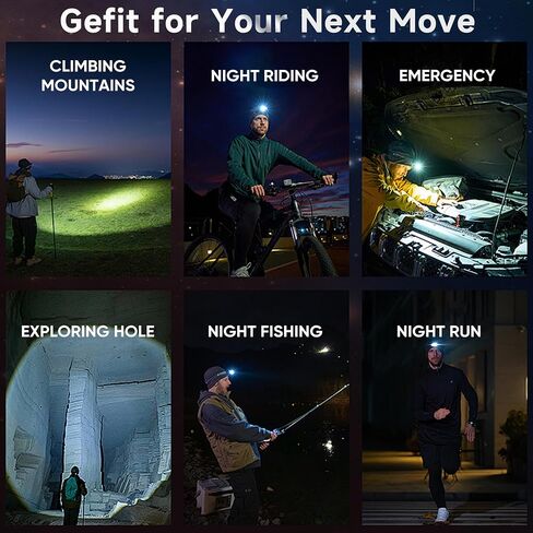 Philips SFL3255 LED Headlamp Rechargeable,1500 Lumens Super Bright Aluminium Magnetic Attraction Head Light Flashlight,Adults-Camping Accessories Gear,5 Modes for Outdoor Setting,USB Cable Included in Saudi Arabia