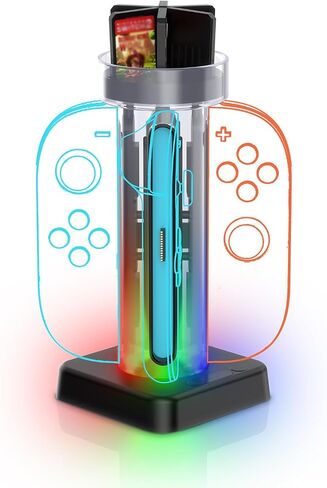 Charger Dock for Switch 2 for Joycon Controller with Charging Cord & RGB Indicator Charging Station in Saudi Arabia