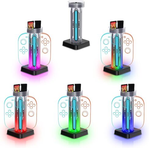 Charger Dock for Switch 2 for Joycon Controller with Charging Cord & RGB Indicator Charging Station in Saudi Arabia
