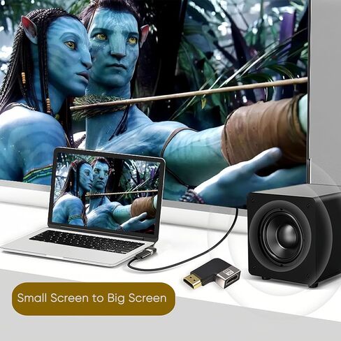 2-Pack HDMI 2.1 وصلة توصيل محول لـ 8K60 هرتز HDTV عالي الوضوح، موسع مستقيم لأعلى ولأسفل، متوافق مع الكمبيوتر المحمول، الكمبيوتر الشخصي، الشاشة، أنثى إلى أنثى in Kuwait