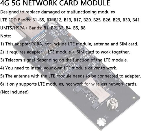 GOWENIC EM7455 4G 5G Module Network Card, M.2 NGFF WWAN Adapter with SIM Slot for Latitude Laptops DW5811E EM7305 EM7355 EM7430 in Saudi Arabia