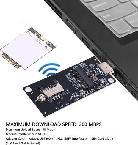 GOWENIC EM7455 4G 5G Module Network Card, M.2 NGFF WWAN Adapter with SIM Slot for Latitude Laptops DW5811E EM7305 EM7355 EM7430 in Saudi Arabia