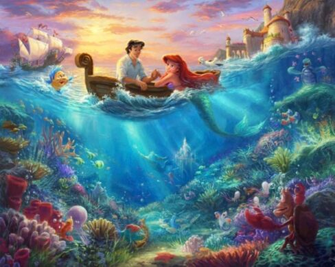 Four Seasons Disney Dreams DS 20840 C1 The Little Mermaid 36" Digital Panel in Saudi Arabia