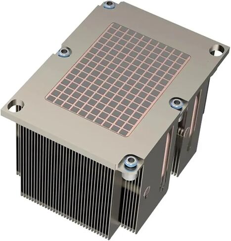 LGA3647-2U-R83 Cooler 240W for LGA 3647 Narrow Type Radiator 2U Heat Sink 4 Heat Pipe Side Blow Cooling Fan in Saudi Arabia