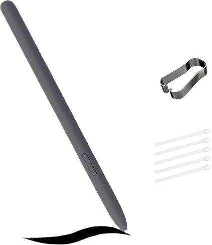 Galaxy Tab S9 FE S Pen Compatible with Samsung Galaxy Tab S9 FE Stylus Pen Replacement for Samsung Galaxy Tab S9 FE S Pen + Free 5 Tips, Gray in Kuwait