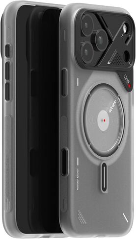 Aulumu A17 iPhone 17 Pro Max Magnetic Thermal Case | CoolHyper | with Camera Control | IMD Technology | Compatible with Magsafe | Touch Translucent White in Kuwait