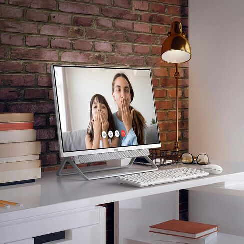 Dell 2024 Inspiron 27 7000 All-in-One Desktop 27" FHD IPS Touch 4-Core Intel Core i7-1165G7 NVIDIA GeForce MX330 32GB DDR4 512GB NVMe SSD+1TB HDD RJ45 HDMIv1.4 Webcam Keyboard&Mouse Windows 11 Home in Saudi Arabia