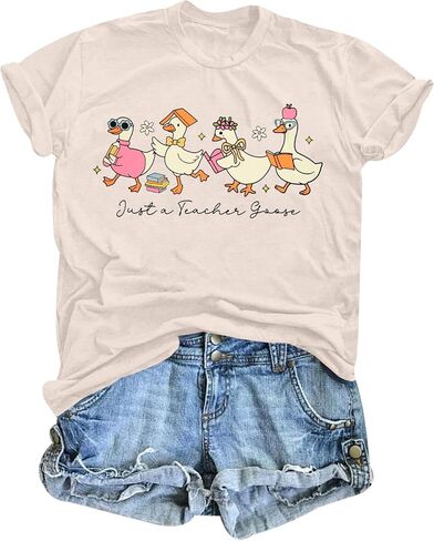 Teacher Shirts for Women in My Teacher Era Shirt Kindergarten Teacher Graphic Tee Casual Teaching Life Shirts in Saudi Arabia