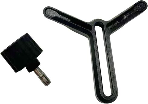 Lens Support Bracket with Screws for DJI Ronin-S, Ronin-SC, RS2, RSC2 Gimbal Stabilizer – Camera Lens Mount Accessor Y-Shaped Bracket in Saudi Arabia