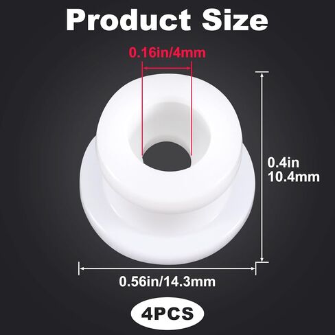 6 Pcs Shifter Bushing, Shifter Cable Bushing, Shift Linkage Bushing, Transmission Shift Cable Bushing, Shift Cable Bushing Repair Kit for Most Models (White) in Saudi Arabia