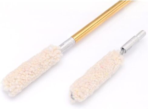 Universal Gun Rifle Pistol Cleaning Kit 6-Pack Gun Cleaning Supplies with Gun Jags, Brass Cotton Gun Cleaning Bore Brushes, Solid Brass Patch Holder in Saudi Arabia