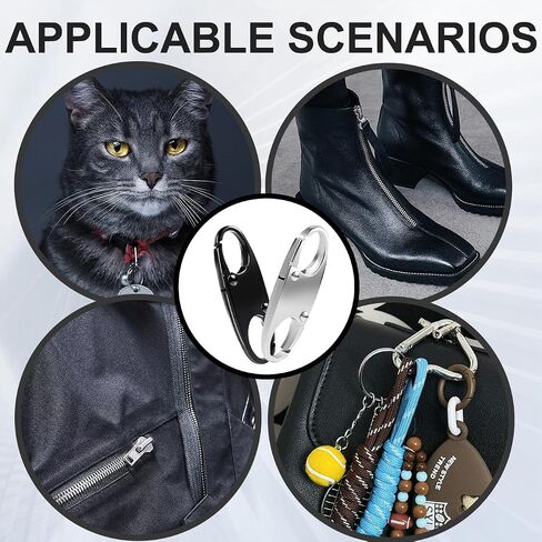 24 Pcs Zipper Clips Anti Theft Dual Opening Design Zipper Locks Small S Carabiner Clip Theft Clasp for Backpack Purse Luggage Suitcase in Saudi Arabia