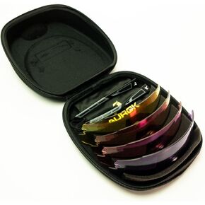 Trap Protective Shooting Glasses with 4 Interchangeable Lenses UV400 Safety Eyewear for Sports & Outdoor Use in Saudi Arabia