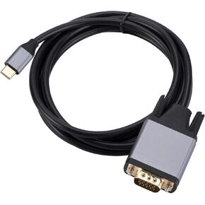 نوع C إلى VGA محول الحبل تمديد شاشات العرض شاشة USB3.1 10Gbps نقل USB C إلى VGA الحبل محول عالي الوضوح in Kuwait
