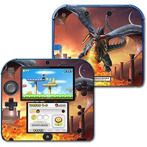 غلاف MightySkins متوافق مع Nintendo 2DS - Line of Fire | غطاء ملتف واقٍ ومتين وفريد ​​من نوعه من الفينيل | سهل التطبيق والإزالة وتغيير الأنماط | صنع في الولايات المتحدة الأمريكية in Kuwait