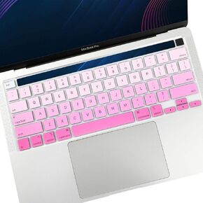 غطاء لوحة مفاتيح Allinside MacBook لجهاز Pro 14 بوصة/16 ​​بوصة (M2/M3/M4، 2021-2025) وAir 13 بوصة/15 بوصة (M1/M2/M3/M4 Pro/Max، 2022-2025)، غلاف حماية للوحة مفاتيح الكمبيوتر المحمول، تصميم US ANSI، أزرق in Kuwait