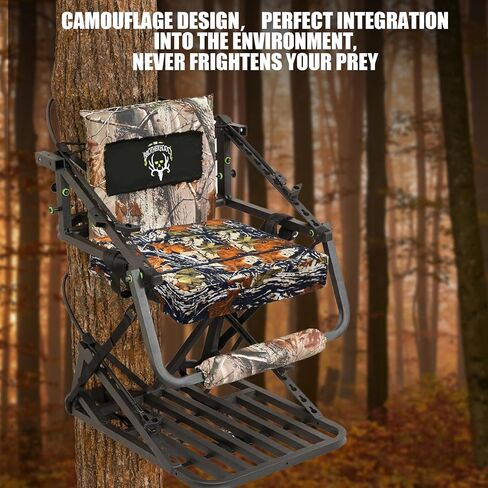Heated Hunting Seat Cushion Pad Thermal Hunting Seat with 10000 mAh Power Bank Adjustable Temperature Hunting Hot Seat Cushion for Tree Stand,Bleacher,Sport Without Backrest in Saudi Arabia
