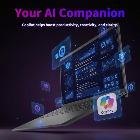 كمبيوتر محمول Dell Inspiron 15 3535 بشاشة تعمل باللمس، Windows 11 Pro، Copilot AI، AMD Ryzen 7 7730U، شاشة 15.6 بوصة FHD IPS (1920×1080)، ذاكرة وصول عشوائي 32 جيجابايت + 1 تيرابايت SSD، عمر بطارية طويل، رسومات AMD Radeon in Kuwait