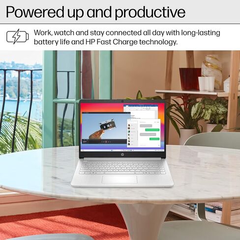 HP 14" Flagship Laptop 2025 AI-Powered Computer, Office Lifetime, Student Business, 4-Core Intel CPU, 16GB RAM 628GB Storage (128GB UFS+ 500GB Ext), Long Battery HubxcelAccessory Win 11 Pro Lavender in Saudi Arabia