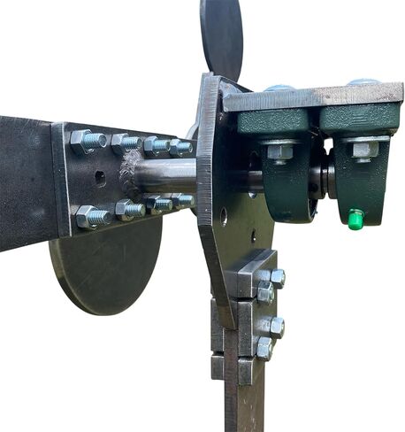 Magnum Target 3/8" AR500 Spinning Portable "بدون لحام" إعصار مزدوج - هدف إطلاق نار فولاذي تفاعلي من نوع نجمة تكساس مع مجاذيف 6 بوصات in Saudi Arabia