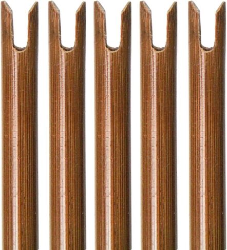 12/24 Pack 32" Archery Bamboo Arrow Shaft with Self-nocks for Traditional Longbow Recurve Bow DIY Arrow Archery in Kuwait