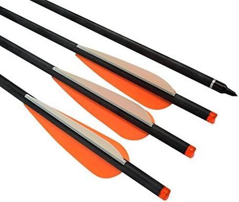 16 18 20 inch Carbon Crossbow Bolts Bio Archery with 4 Inch Vanes(Pack of 12) in Saudi Arabia