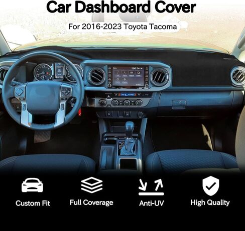 Dash Cover for 2023-2025 2026 Chevy Chevrolet Colorado Accessories,Polyester Dashboard Cover for Colorado, Non-Slip Dash Mat No Glare UV Rays Protector Dash Pad in Saudi Arabia
