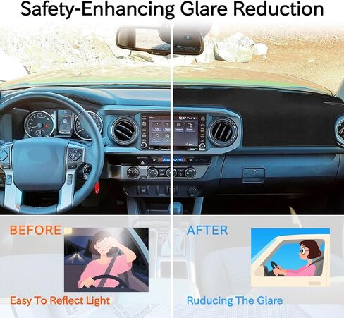 Dash Cover for 2023-2025 2026 Chevy Chevrolet Colorado Accessories,Polyester Dashboard Cover for Colorado, Non-Slip Dash Mat No Glare UV Rays Protector Dash Pad in Saudi Arabia
