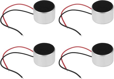eMagTech 4Pcs 2.2kΩ 0.5mA Electret Microphone 9.7x6.5mm for Consumer Electronics Computers in Saudi Arabia