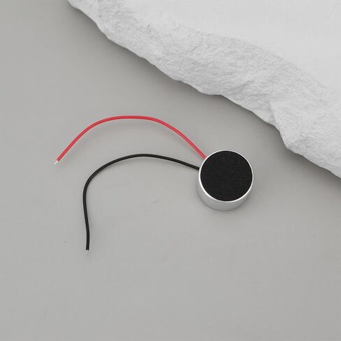 eMagTech 4Pcs 2.2kΩ 0.5mA Electret Microphone 9.7x6.5mm for Consumer Electronics Computers in Saudi Arabia